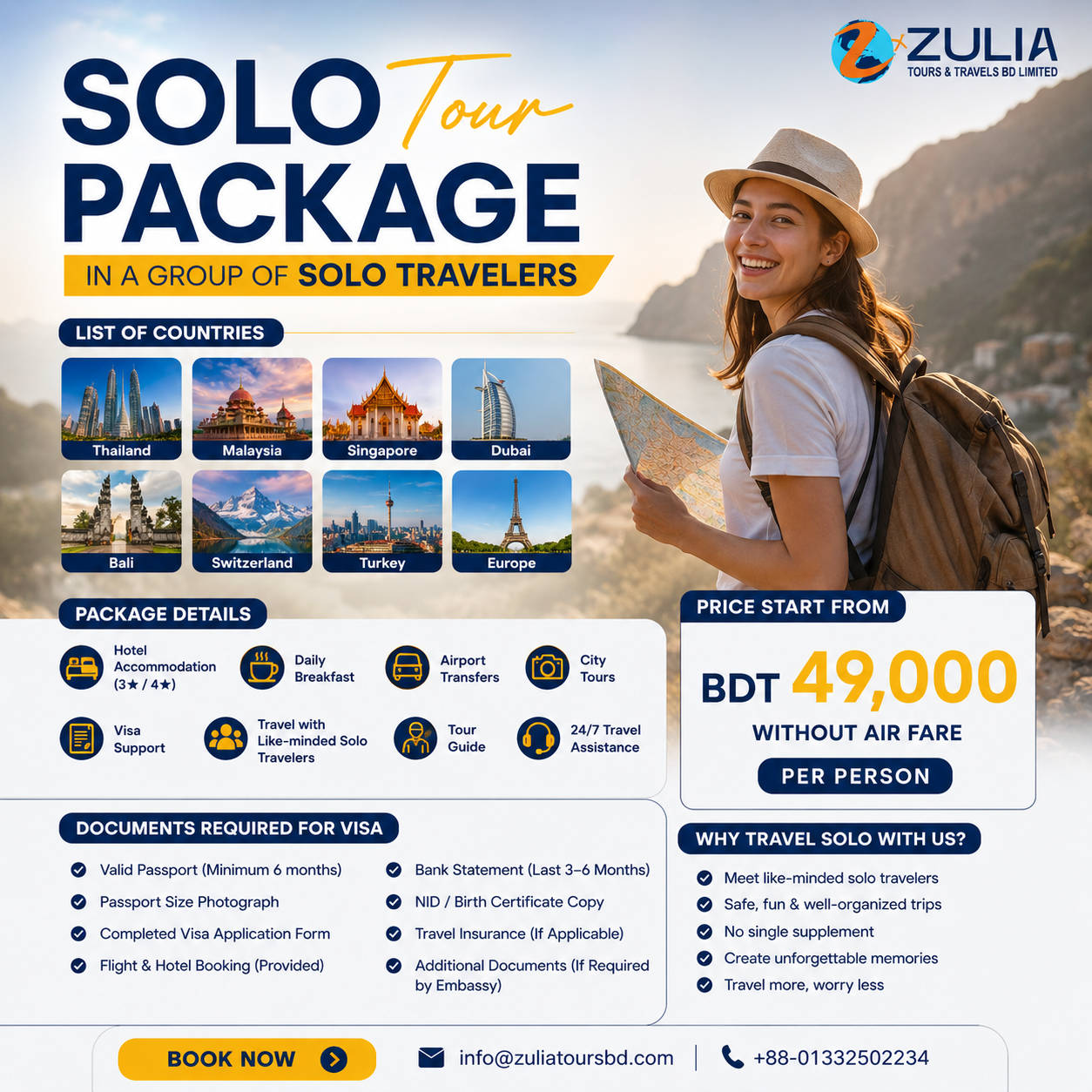 Solo Group Tour Packages