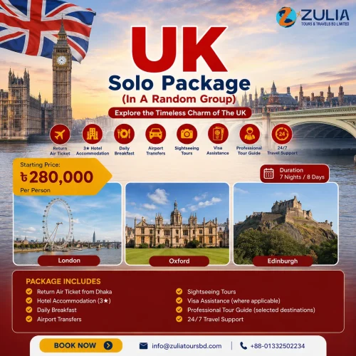 UK Solo (In a Random Group) Package