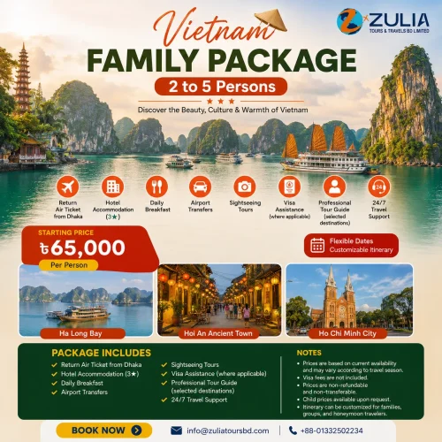 Vietnam Family (2-5 Persons) Package