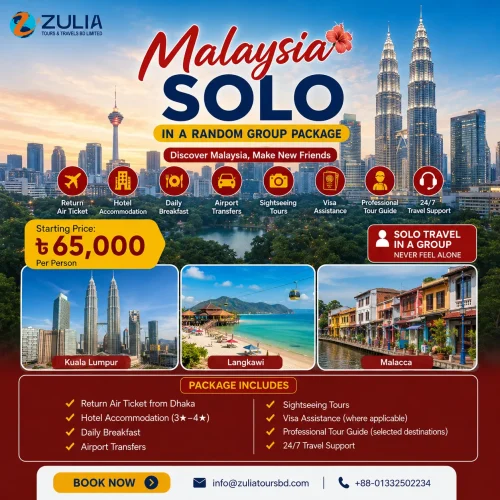 Malaysia Solo (In a Random Group) Package