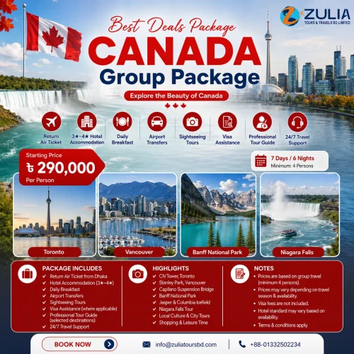 Canada Group (4+ Persons) Package
