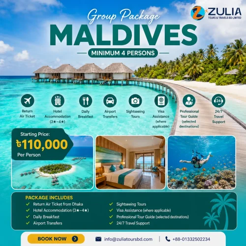 Maldives Group (4+ Persons) Package