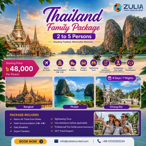 Thailand Family (2-5 Persons) Package