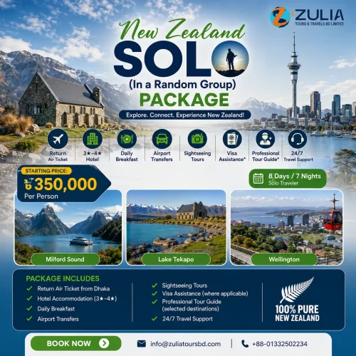 New Zealand Solo (In a Random Group) Package