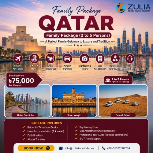 Qatar Family (2-5 Persons) Package