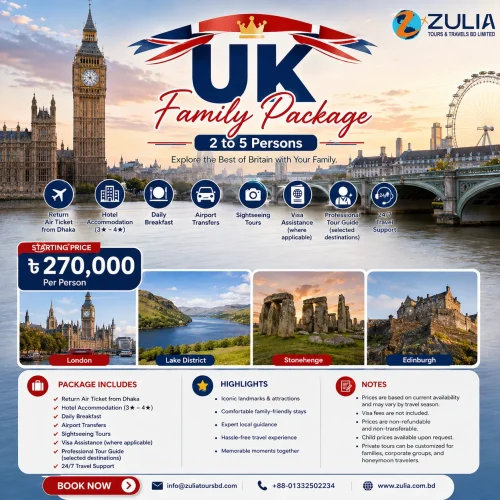 UK Family (2-5 Persons) Package