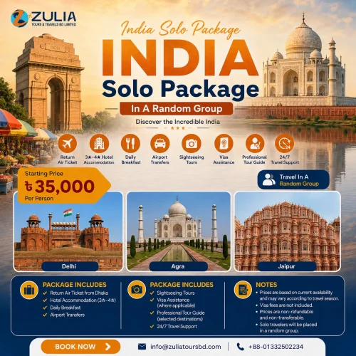 India Solo (In a Random Group) Package