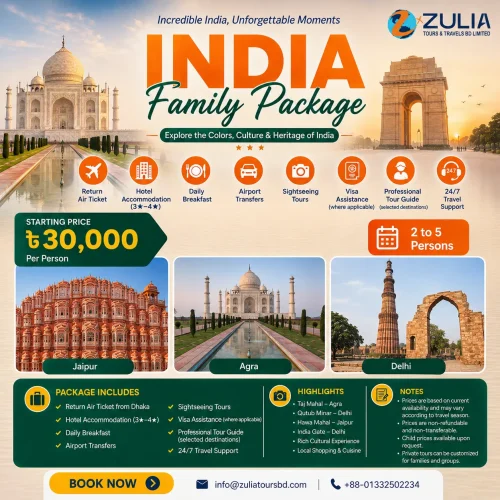 India Family (2-5 Persons) Package