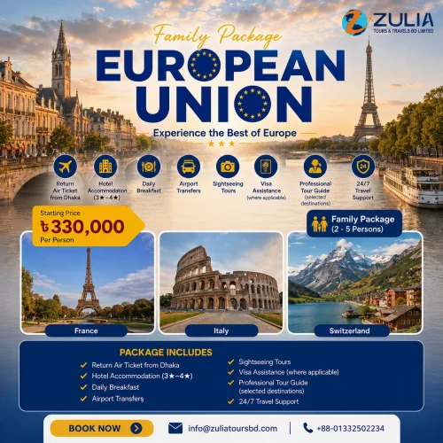 European Union Family (2-5 Persons) Package