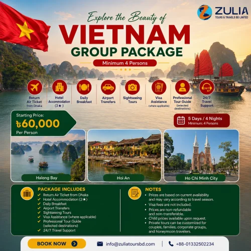 Vietnam Group (4+ Persons) Package