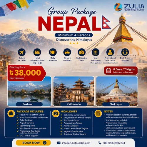 Nepal Group (4+ Persons) Package